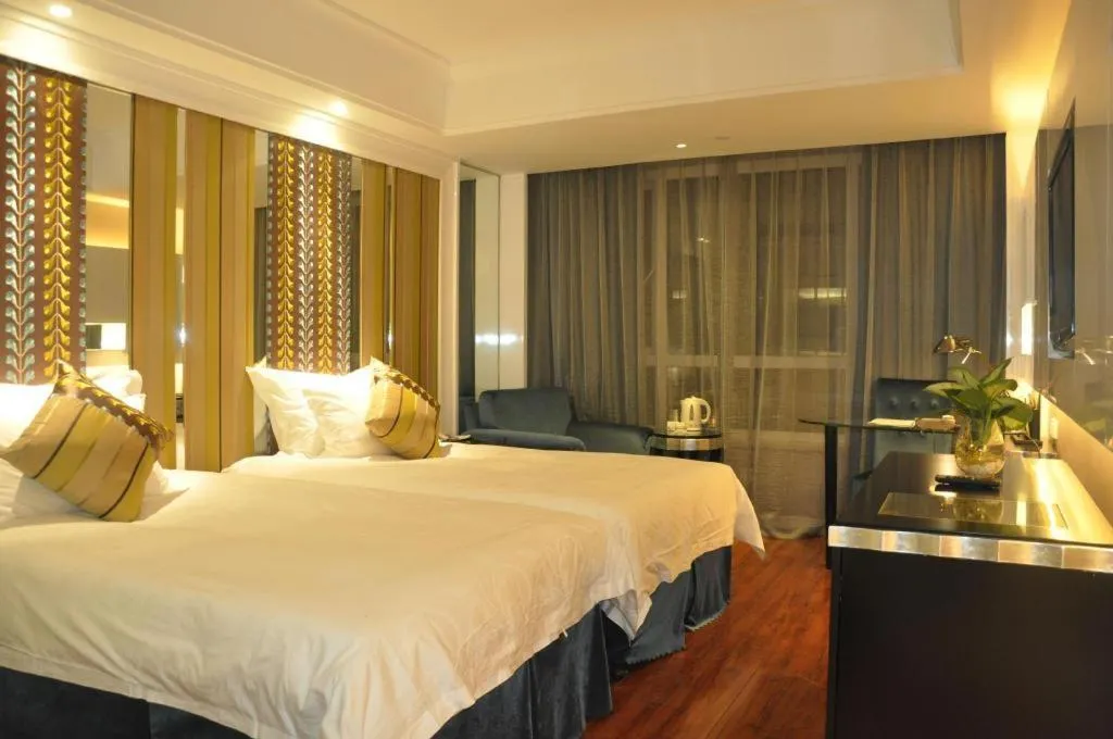 Bed in Wuyang Holiday Hotel Hangzhou