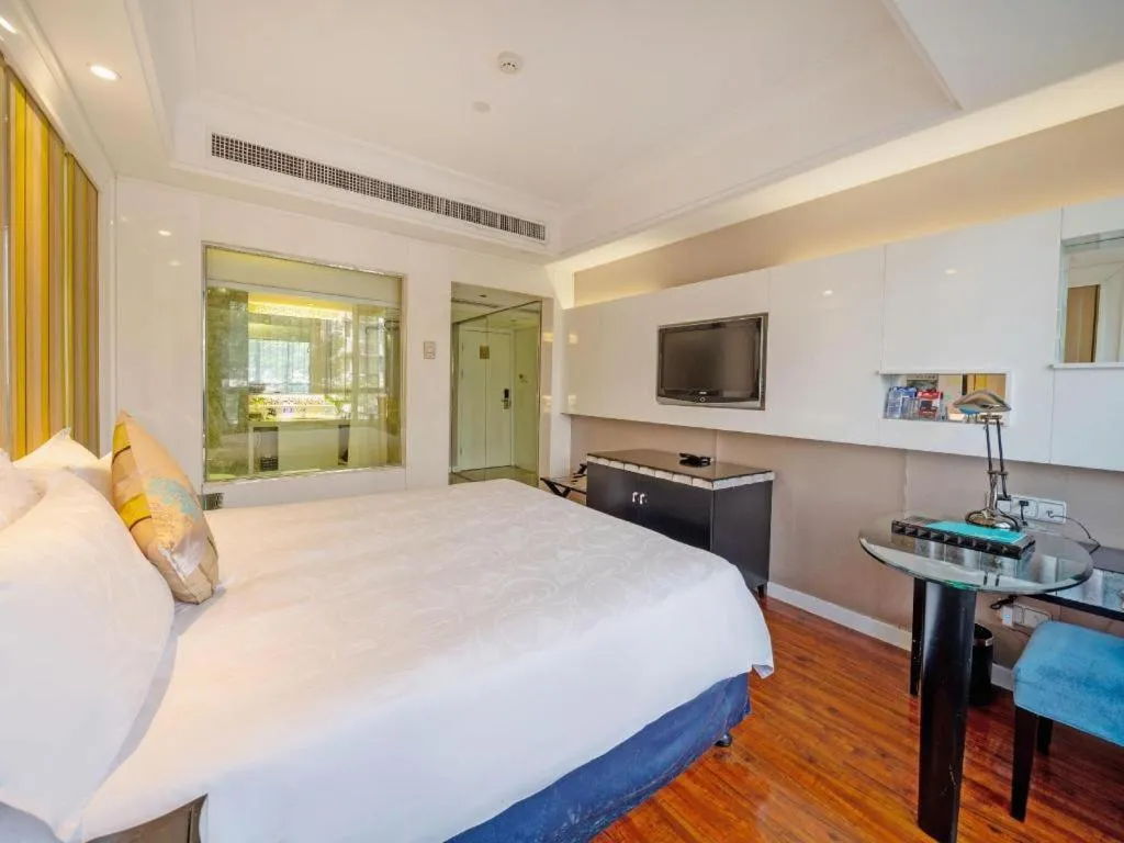 Bed in Wuyang Holiday Hotel Hangzhou