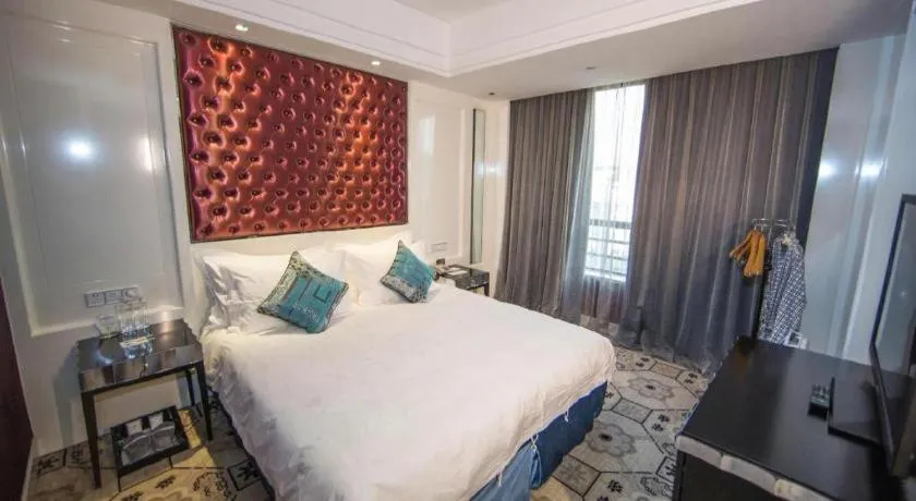 Bed in Wuyang Holiday Hotel Hangzhou