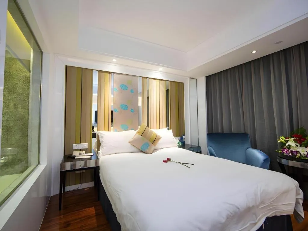 Bed in Wuyang Holiday Hotel Hangzhou