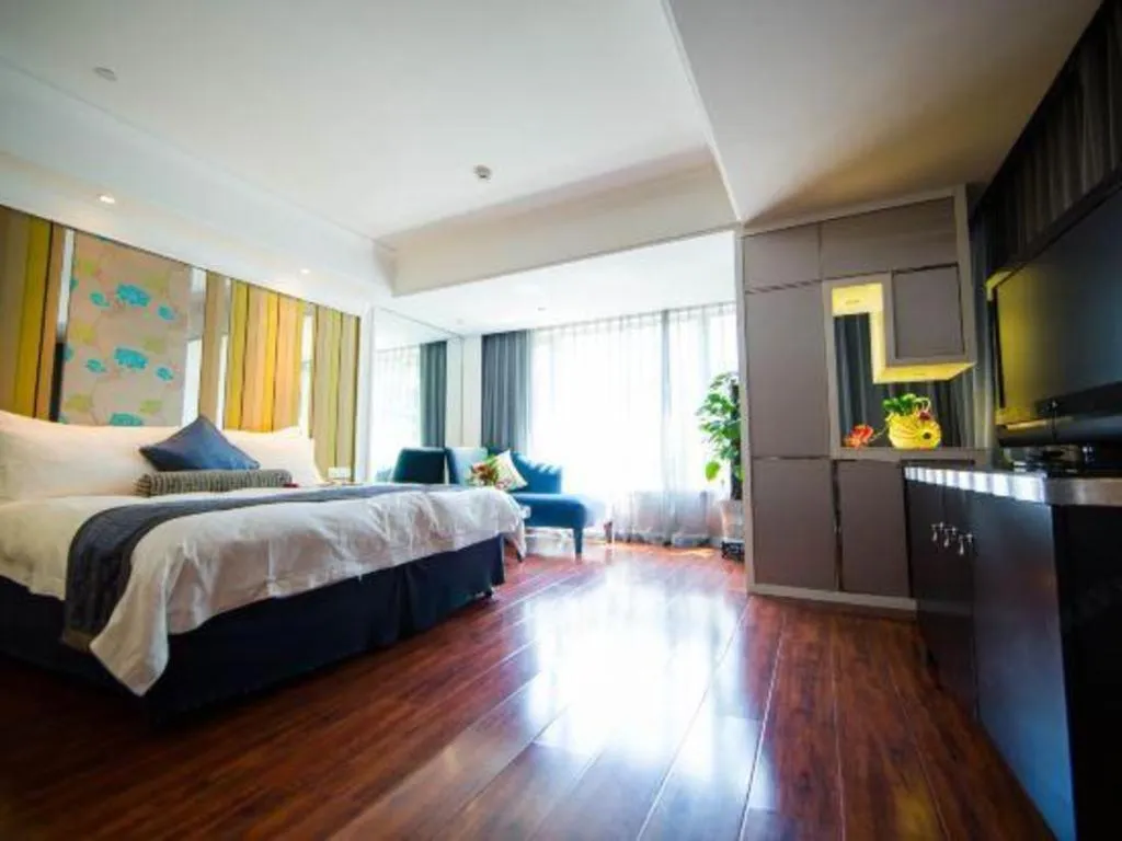 Bed in Wuyang Holiday Hotel Hangzhou