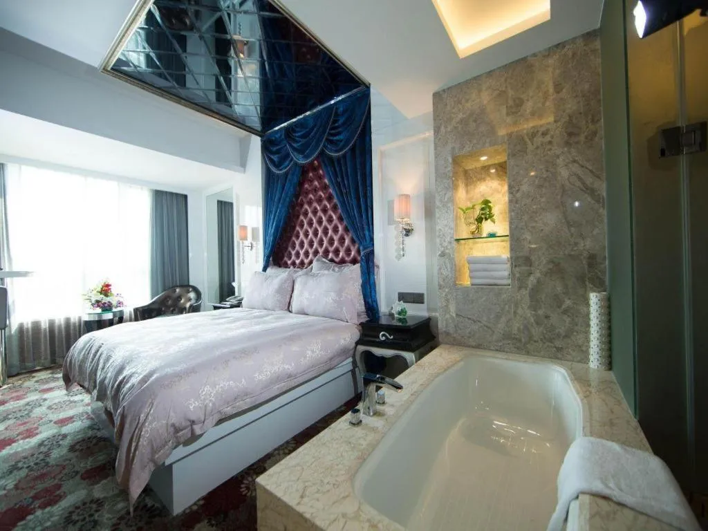 Bed in Wuyang Holiday Hotel Hangzhou