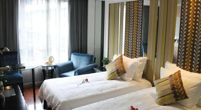 Bed in Wuyang Holiday Hotel Hangzhou