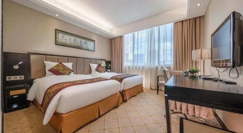 Bed in Nanning Yongjiang Hotel