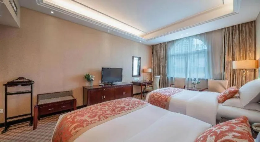 Bed in Nanning Yongjiang Hotel
