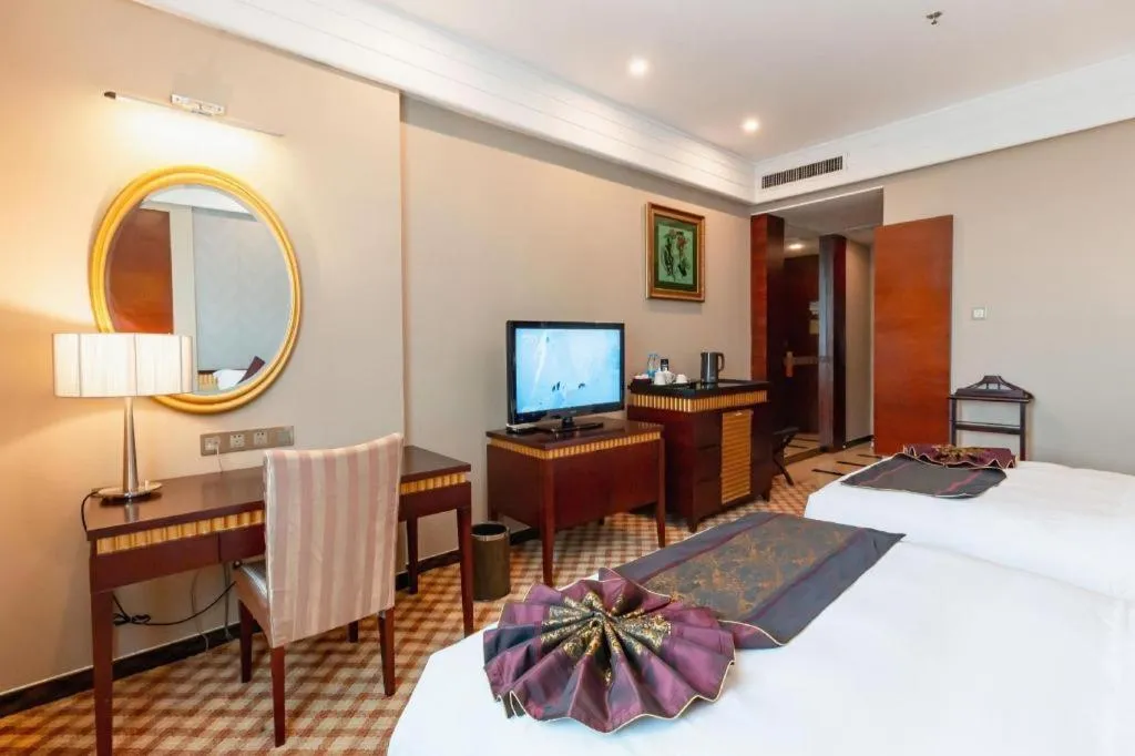 Bed in Nanning Yongjiang Hotel