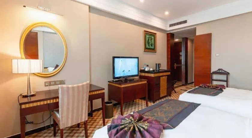 Bed in Nanning Yongjiang Hotel