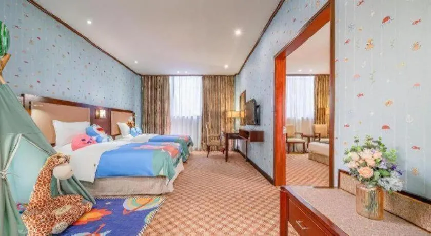 Bed in Nanning Yongjiang Hotel