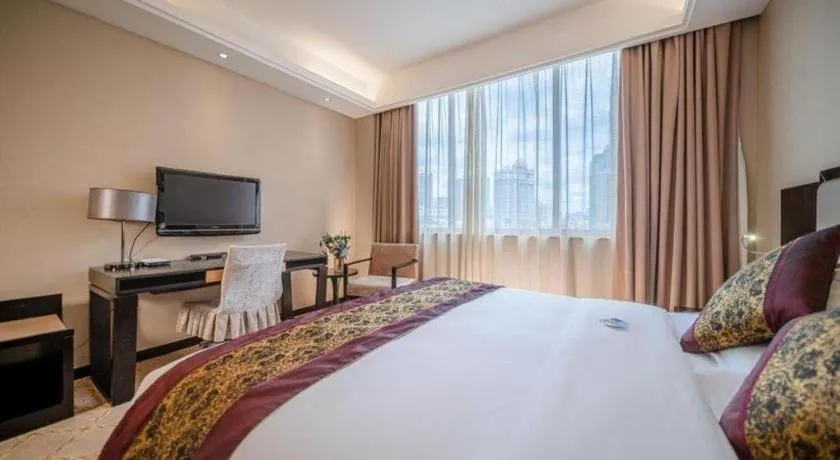 Bed in Nanning Yongjiang Hotel