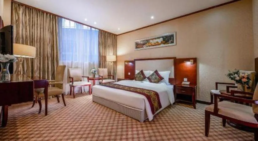 Bed in Nanning Yongjiang Hotel