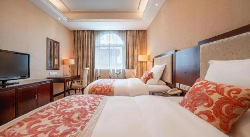 Bed in Nanning Yongjiang Hotel