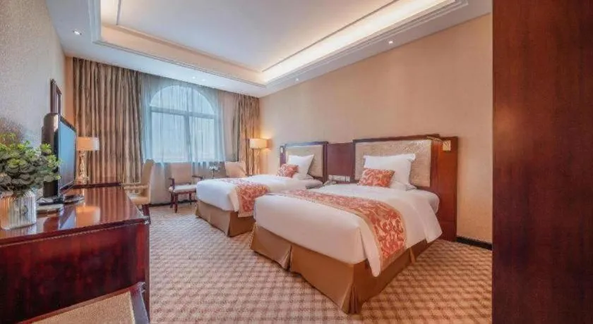 Bed in Nanning Yongjiang Hotel