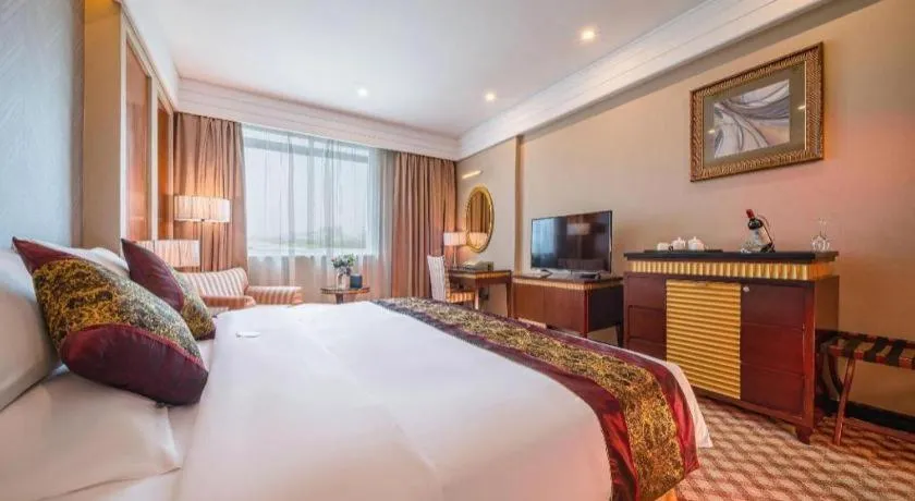 Bed in Nanning Yongjiang Hotel