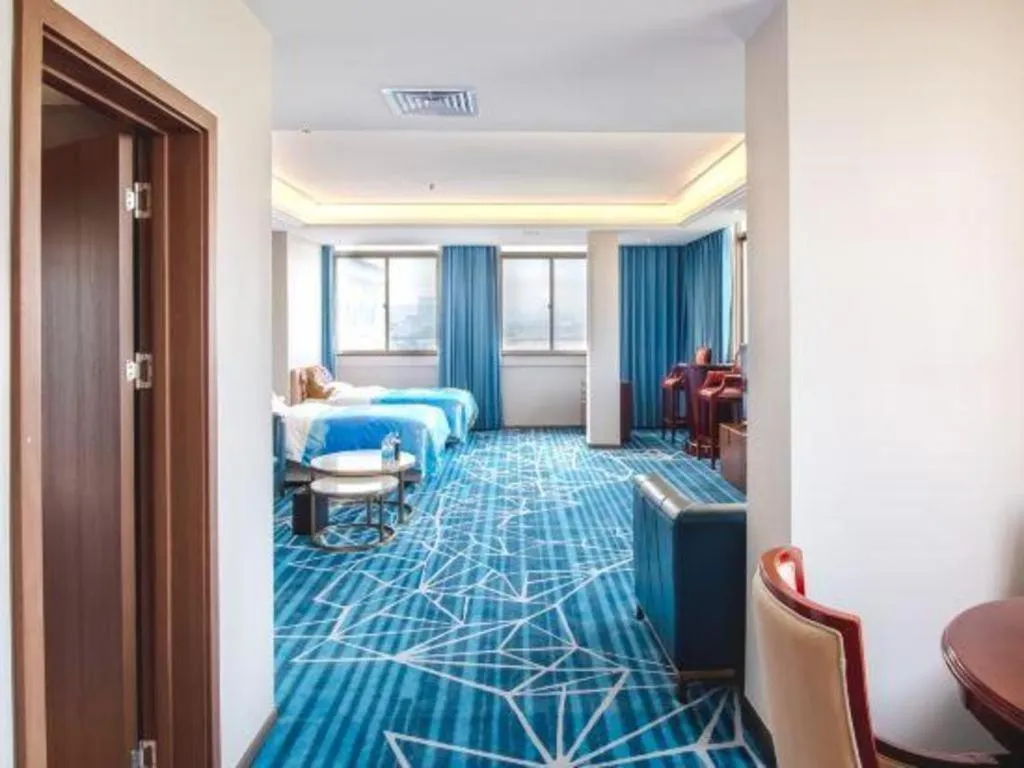 Bed in Nanning Yongjiang Hotel