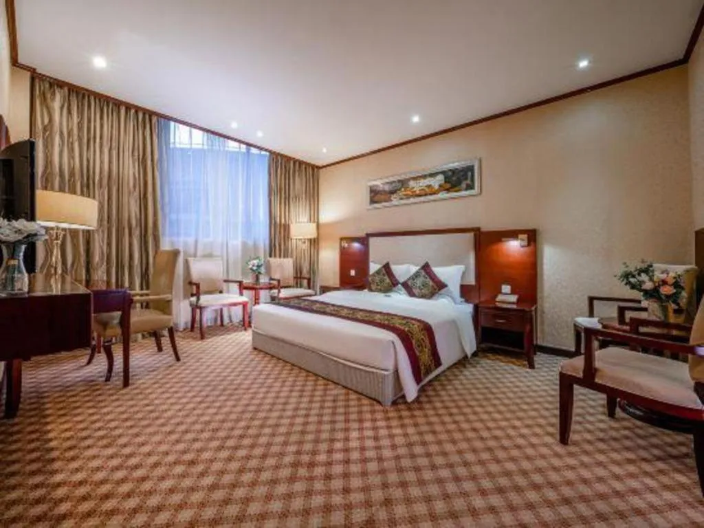 Bed in Nanning Yongjiang Hotel