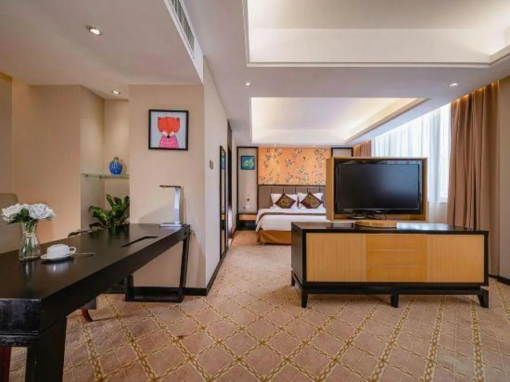 Bed in Nanning Yongjiang Hotel