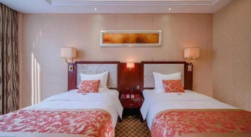 Bed in Nanning Yongjiang Hotel