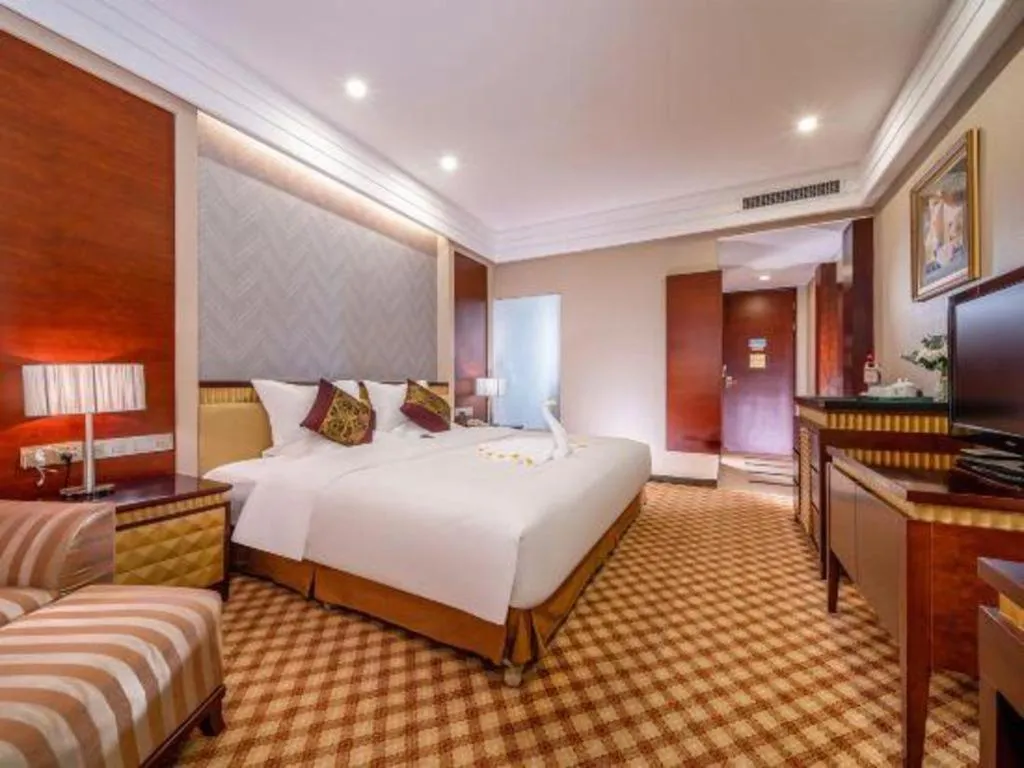Bed in Nanning Yongjiang Hotel