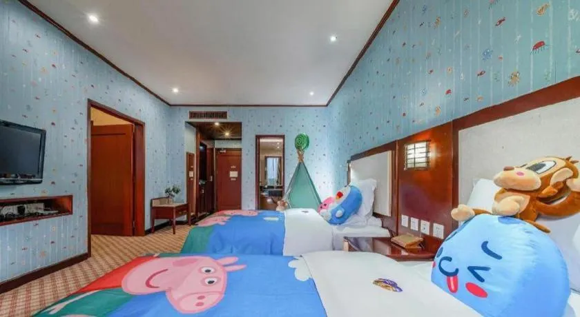 Bed in Nanning Yongjiang Hotel