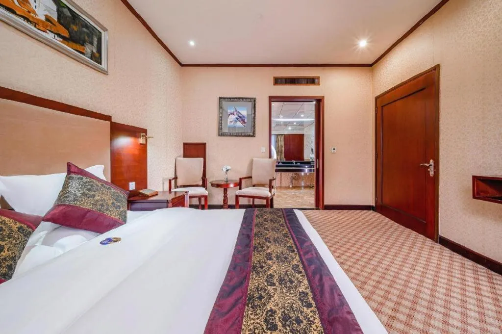 Bed in Nanning Yongjiang Hotel