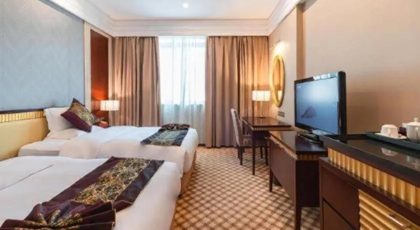 Bed in Nanning Yongjiang Hotel