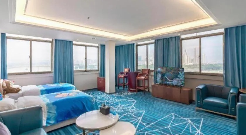 Bed in Nanning Yongjiang Hotel