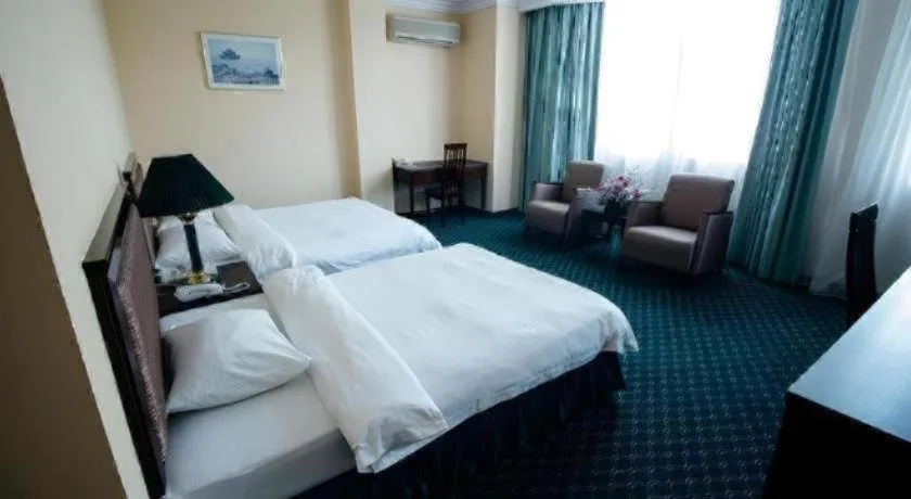 Bed in Traders Inn Brunei