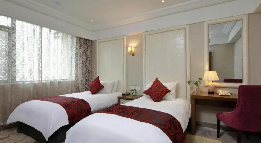 Bed in Nanjing Grand Da Qiao Hotel