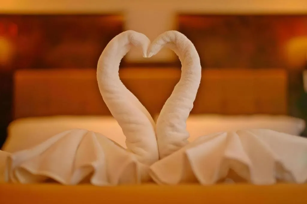 Bed in Lotusland Resort