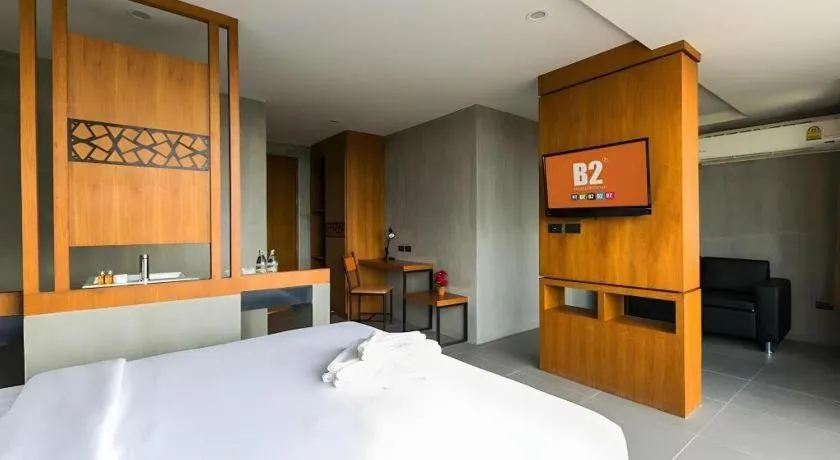 Bed in B2 Khon Kaen Boutique & Budget Hotel