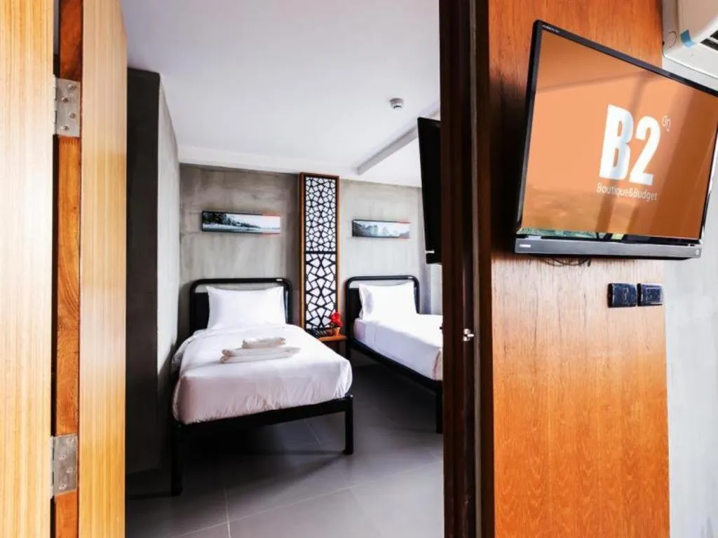 Bed in B2 Khon Kaen Boutique & Budget Hotel