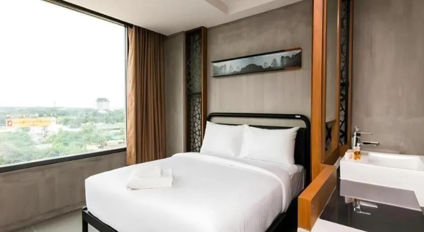 Bed in B2 Khon Kaen Boutique & Budget Hotel