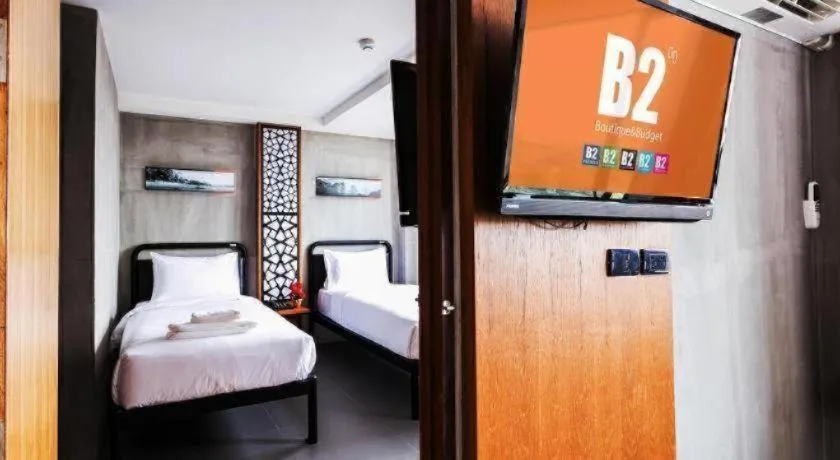 Bed in B2 Khon Kaen Boutique & Budget Hotel