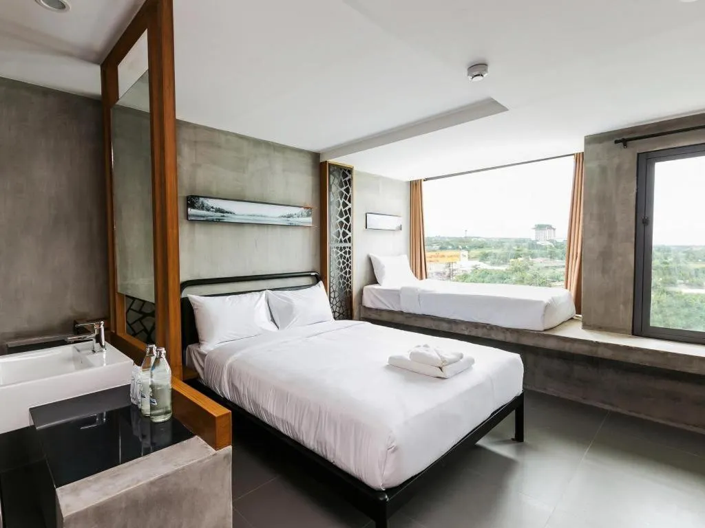 Bed in B2 Khon Kaen Boutique & Budget Hotel