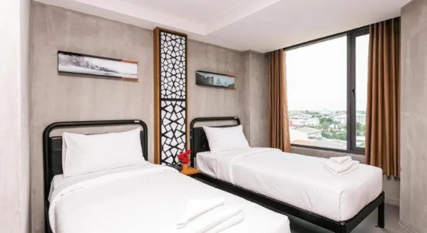 Bed in B2 Khon Kaen Boutique & Budget Hotel