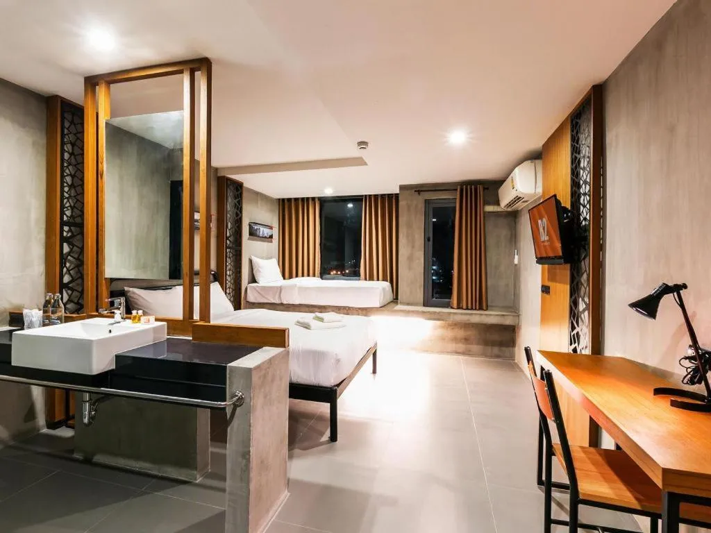 Bed in B2 Khon Kaen Boutique & Budget Hotel