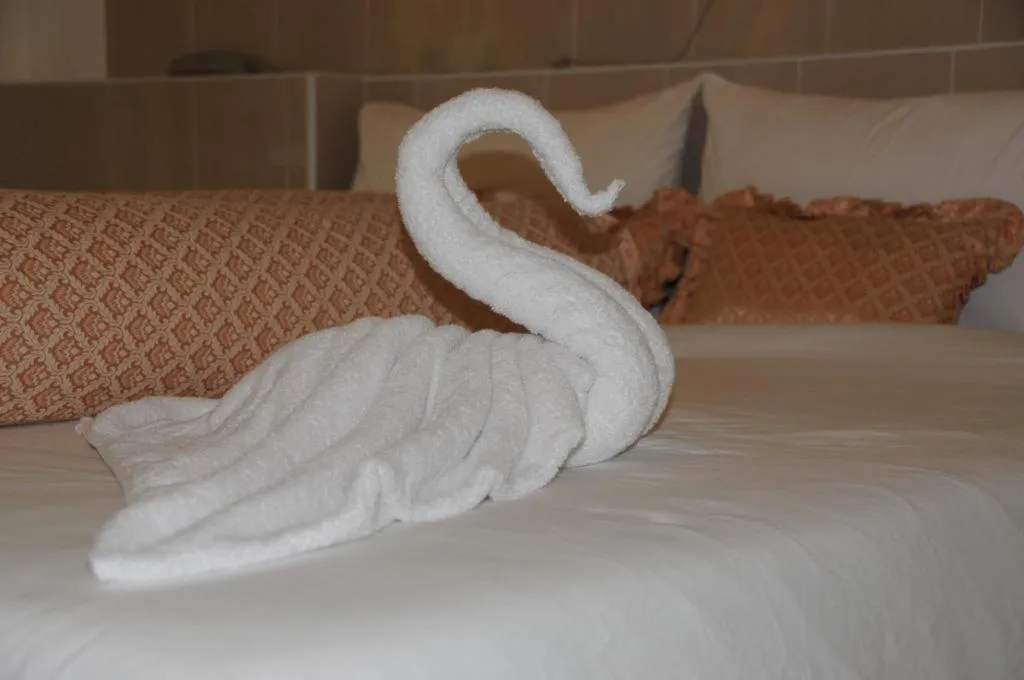 Bed in Saraburi Garden Resort