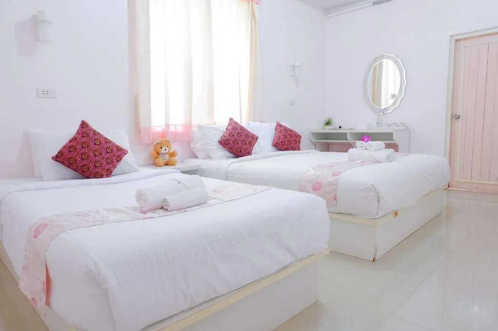 Bed in Wiangphumin Hotel