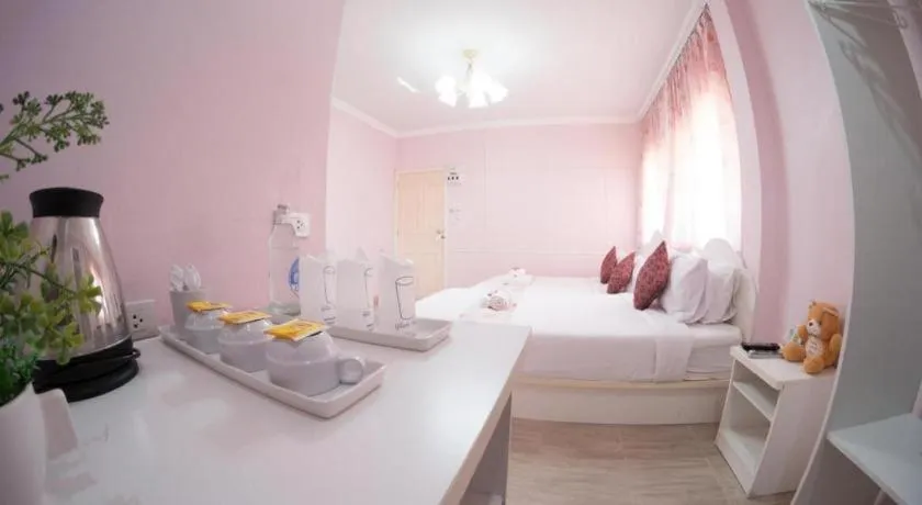 Bed in Wiangphumin Hotel