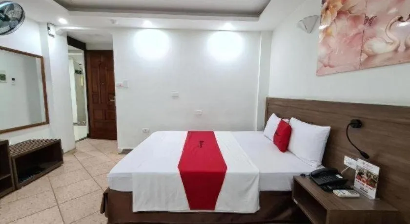 Bed in Ha Noi Vang Hotel Hoang Ngan