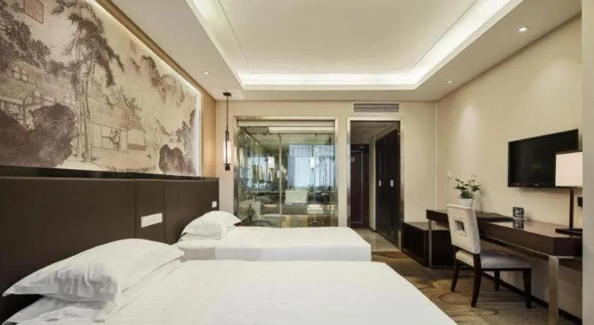 Bed in Chongqing Tianyou Hotel