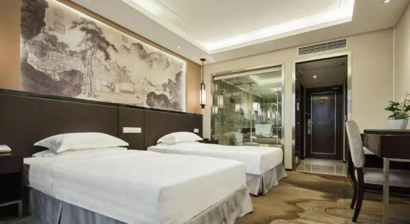 Bed in Chongqing Tianyou Hotel