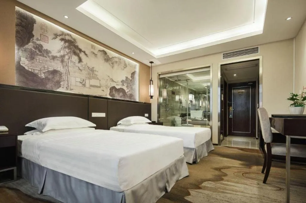 Bed in Chongqing Tianyou Hotel