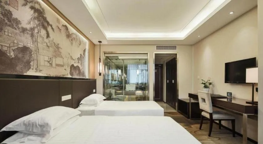 Bed in Chongqing Tianyou Hotel