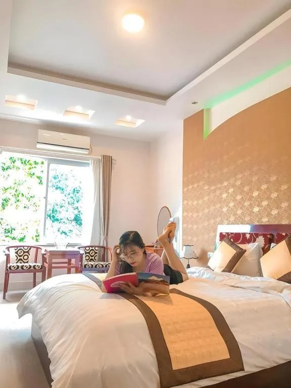 Bed in Ngoc Bach Hotel