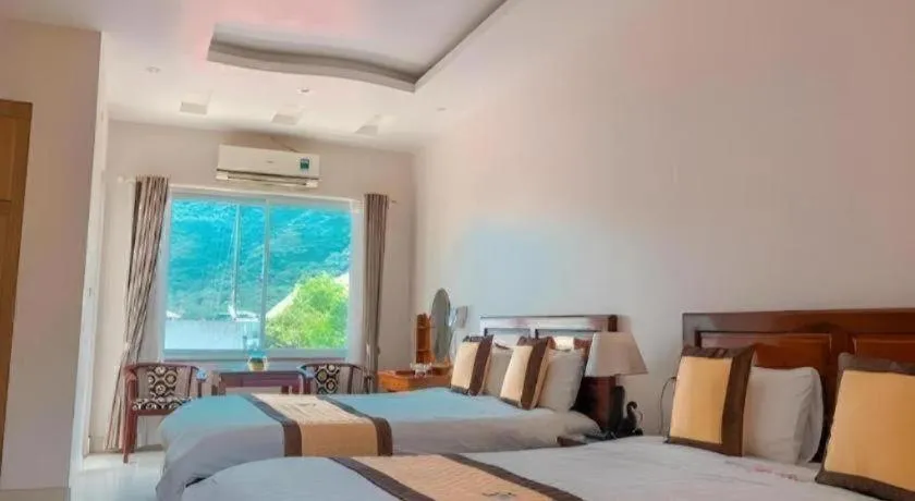 Bed in Ngoc Bach Hotel