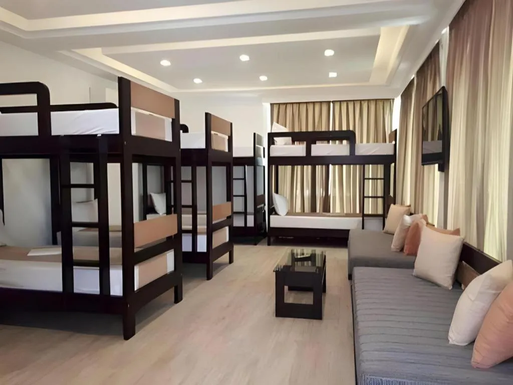 Bed in Anilao Awari Bay Resort