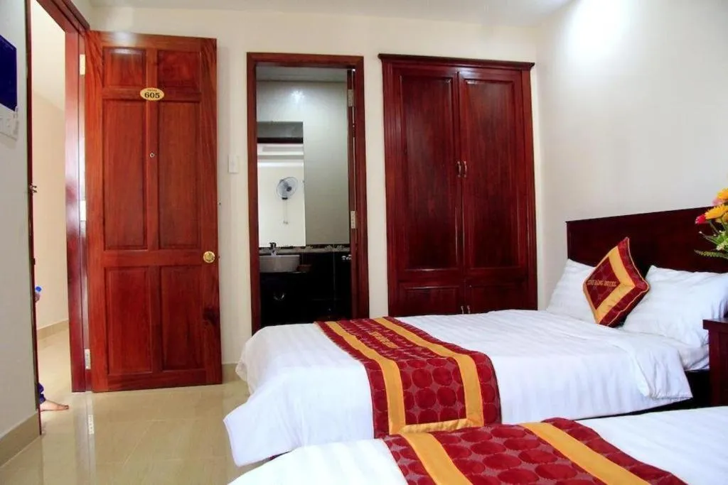 Bed in Minh Dang Hotel