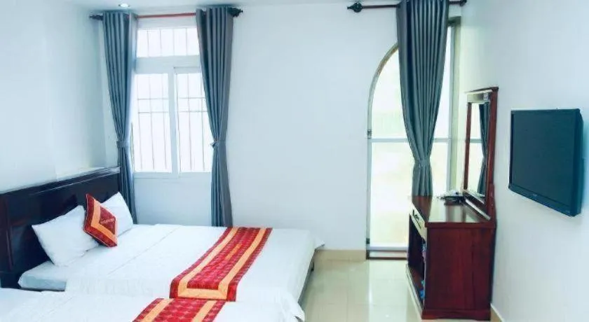 Bed in Minh Dang Hotel