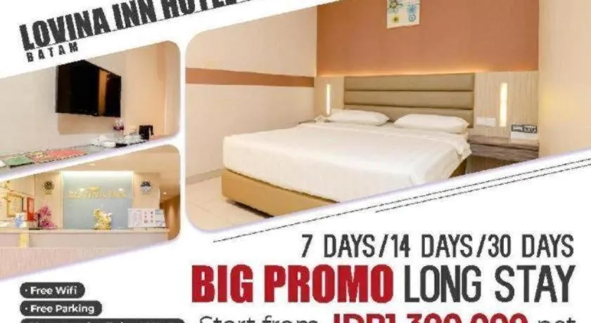 Bed in Lovina Inn Hotel Batam
